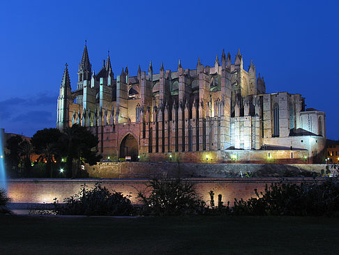 Foto La Seu beim Sonnenuntergang - Palma de Maljorka