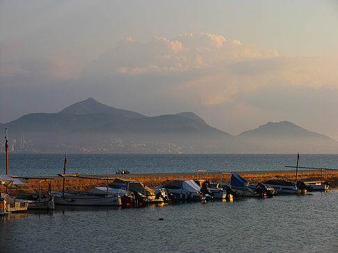 Foto Boote am Steg